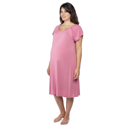 Rose Petal Pink Mommy Gown